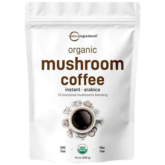 Polvo de hongos de café instantáneo orgánico